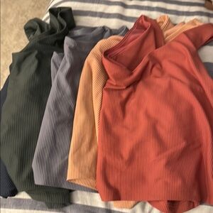 Bundle of 5 old navy powersoft longline sports bras